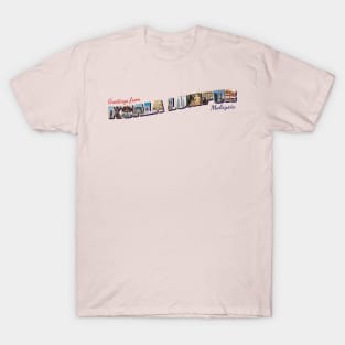 Greetings from Kuala Lumpur in Malaysia Vintage style retro souvenir T-Shirt